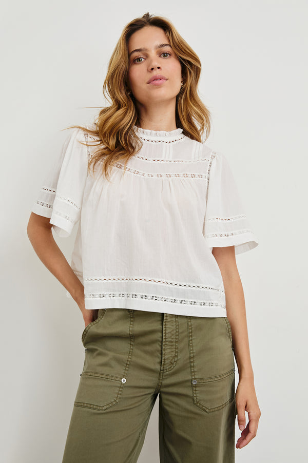 Rails Daisy Top White