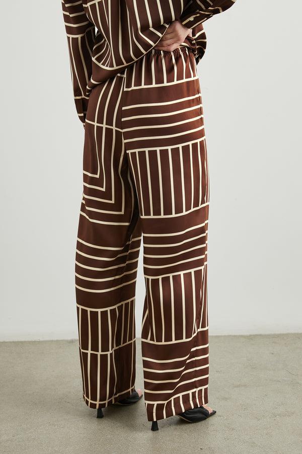 Rails Damani Pant Brown Line Art