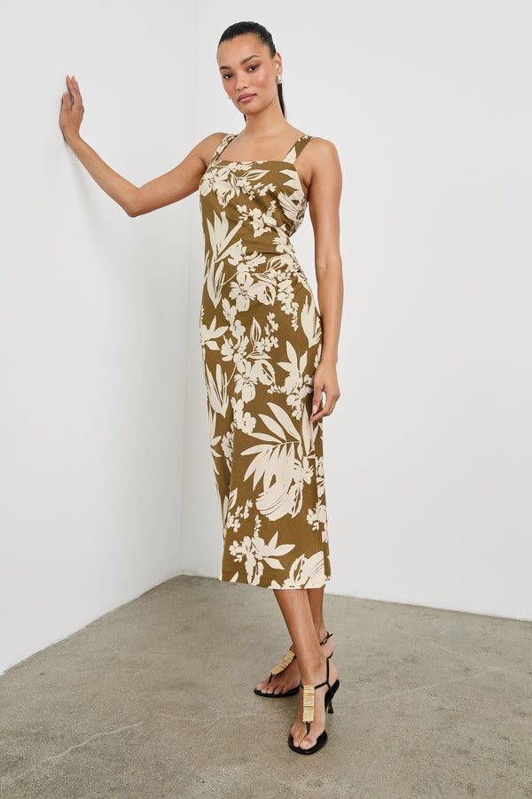 Rails Damaris Dress Olive Tropic