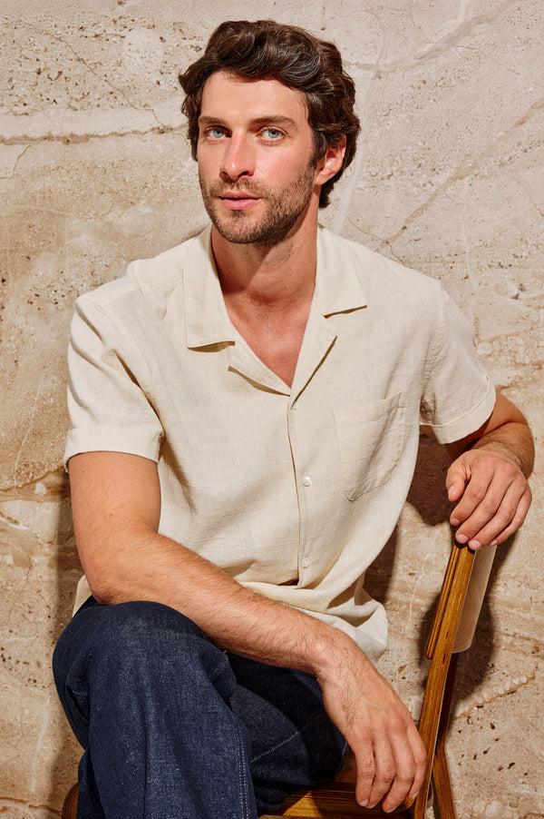 rails Davis shirt Nougat