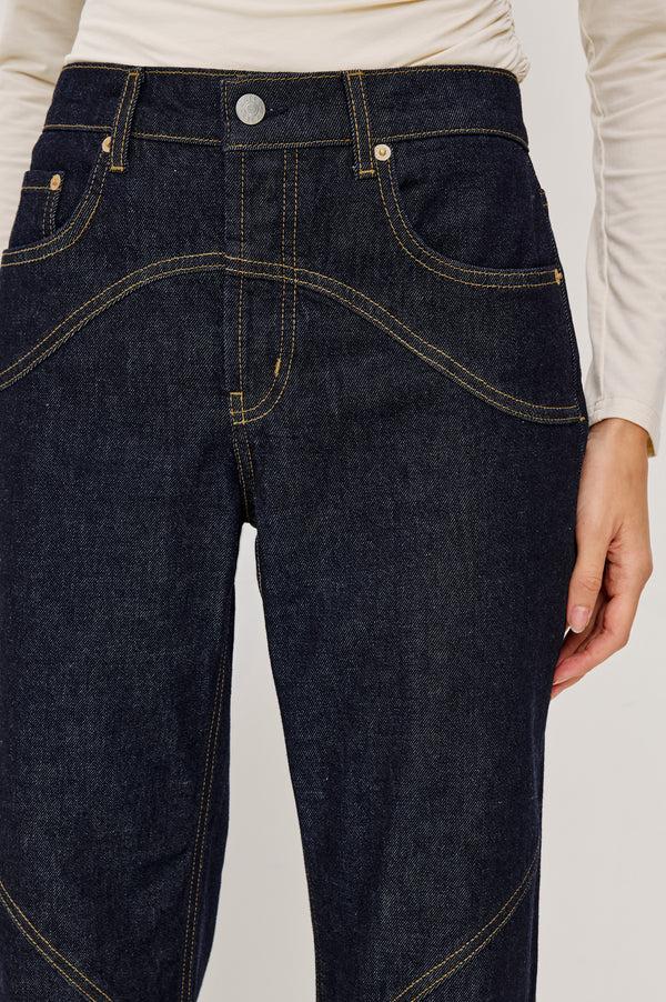 rails Del mar saddle seam boyfriend Midnight Blue