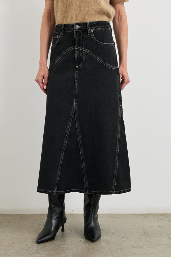 Rails Del Rey Skirt Black Sand