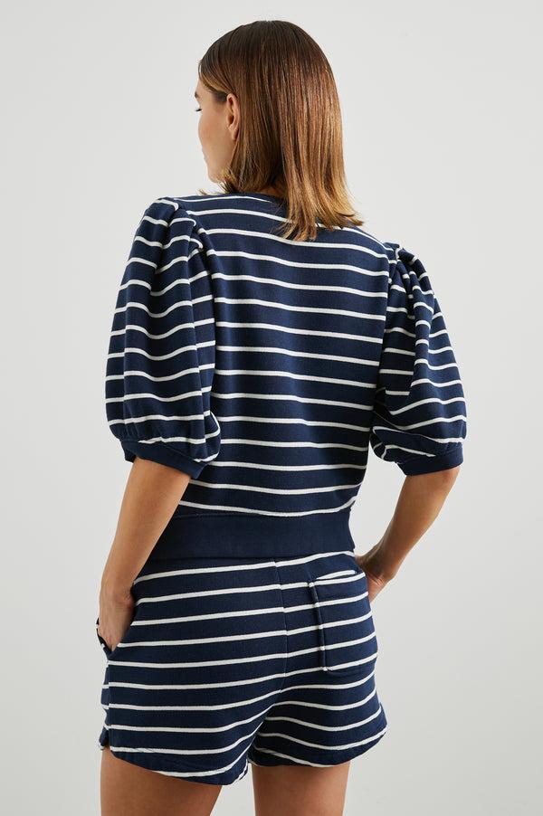 Rails Dom Sweatshirt Navy White Stripe