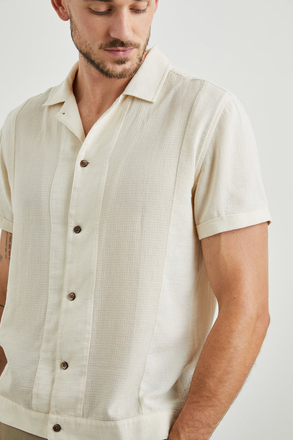 Rails Duke Shirt Parchment Wheat