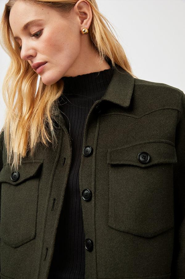 rails Easton jacket Olive