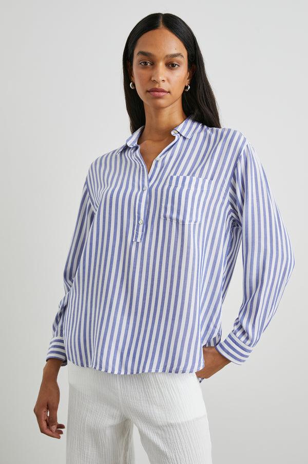 Rails Elle Shirt Blue White Stripe
