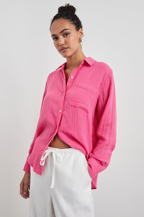 Rails Ellis Shirt Hibiscus