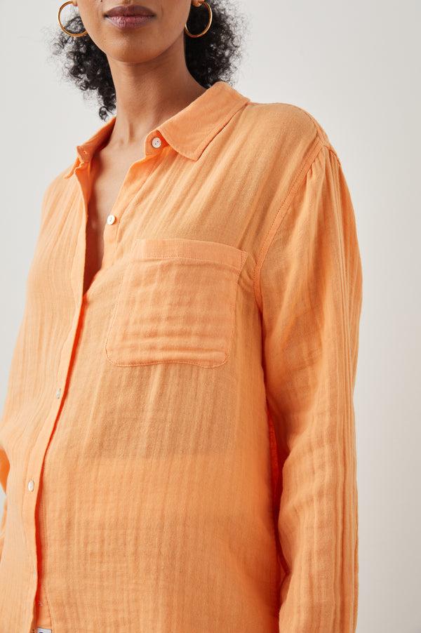 rails Ellis shirt Papaya