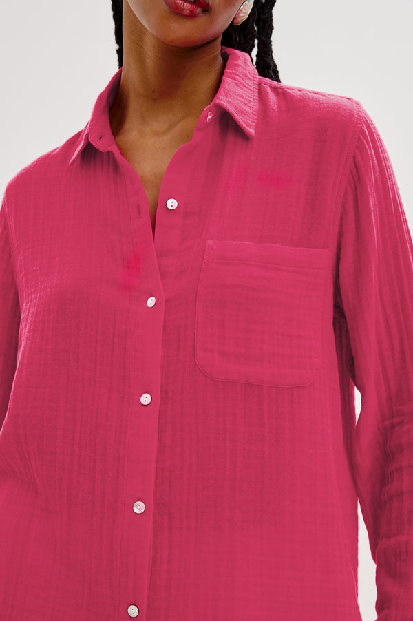 rails Ellis shirt Raspberry