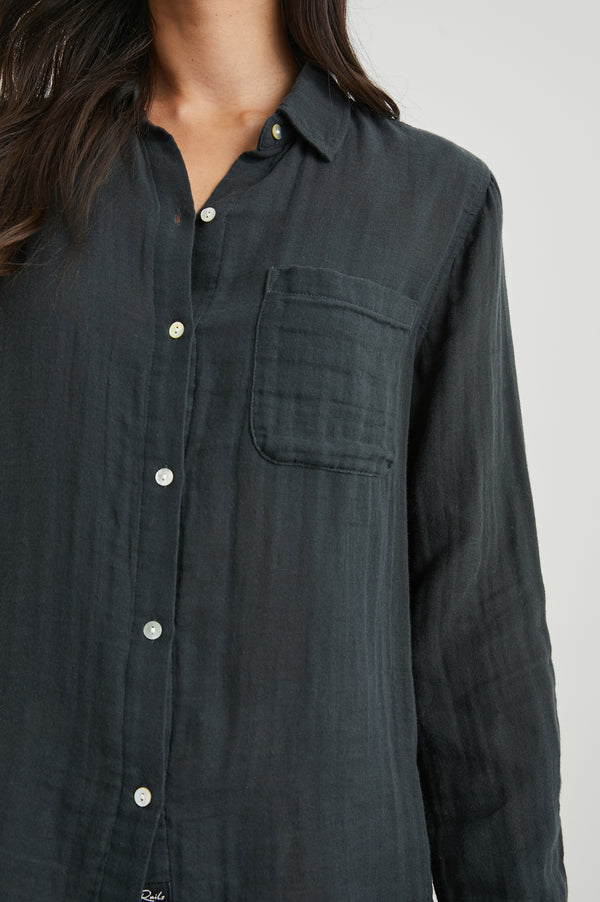 rails Ellis shirt Washed Black