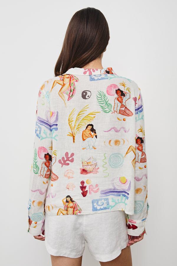 Rails Elm Shirt Ivory Bathing Ladies