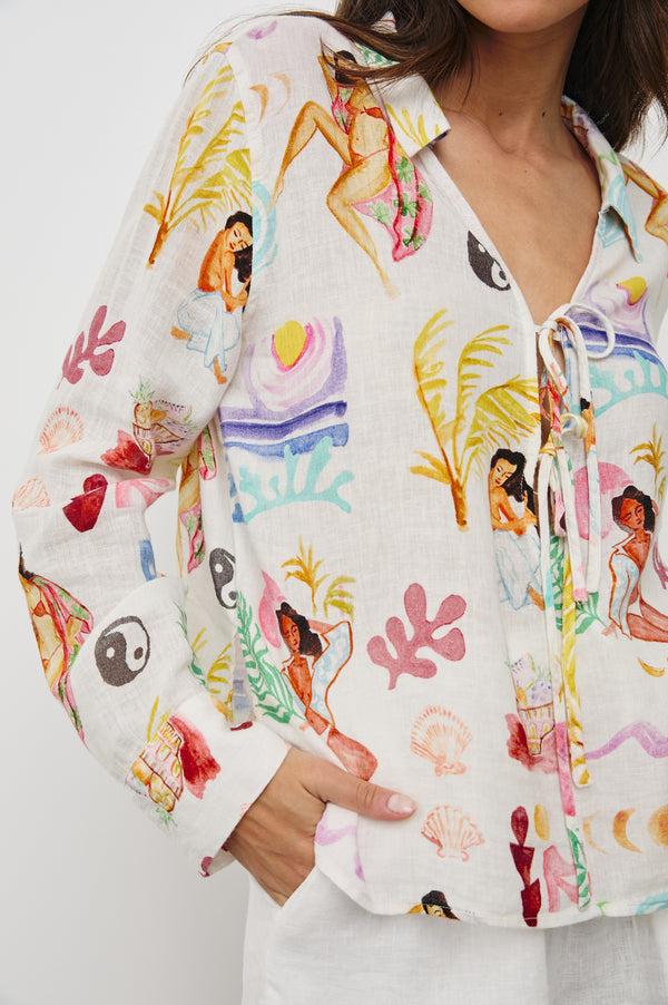 rails Elm shirt Ivory Bathing Ladies