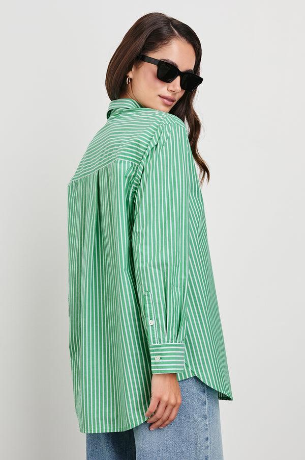 Rails Elsa Shirt Kelly White Stripe