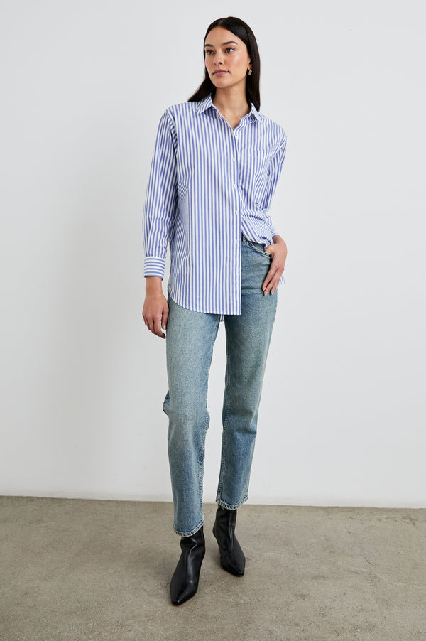 Rails Elsa Shirt Mariner White Stripe