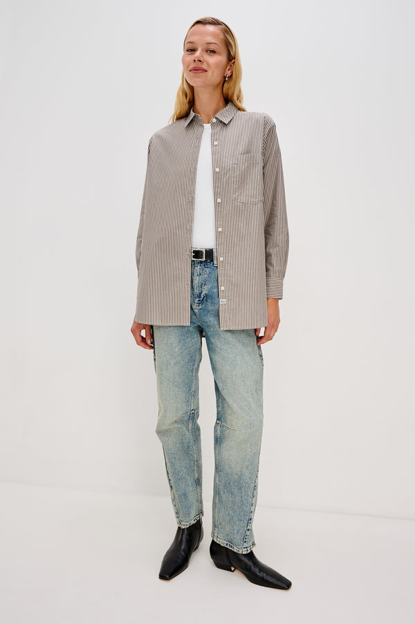 Rails Elsa Shirt Noir Stripe