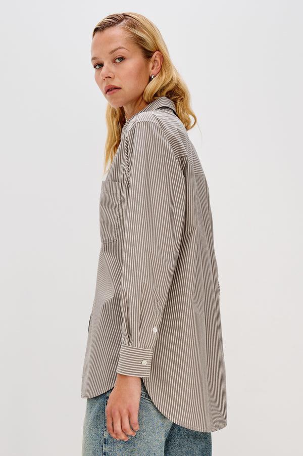 Rails Elsa Shirt Noir Stripe
