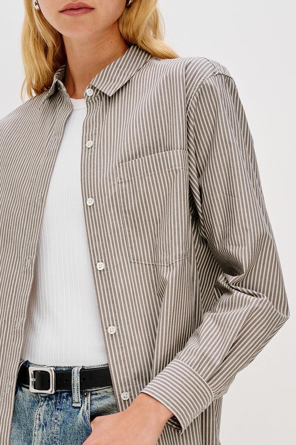 rails Elsa shirt Noir Stripe