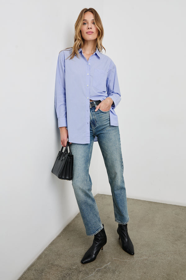 Rails Elsa Shirt Oxford White Stripe