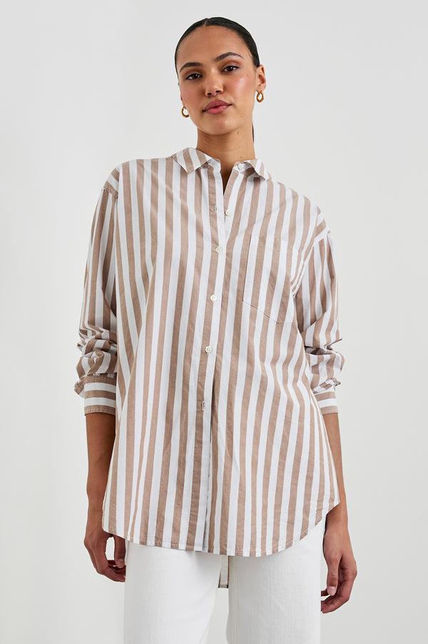 Rails Elsa Shirt Russet White Stripe
