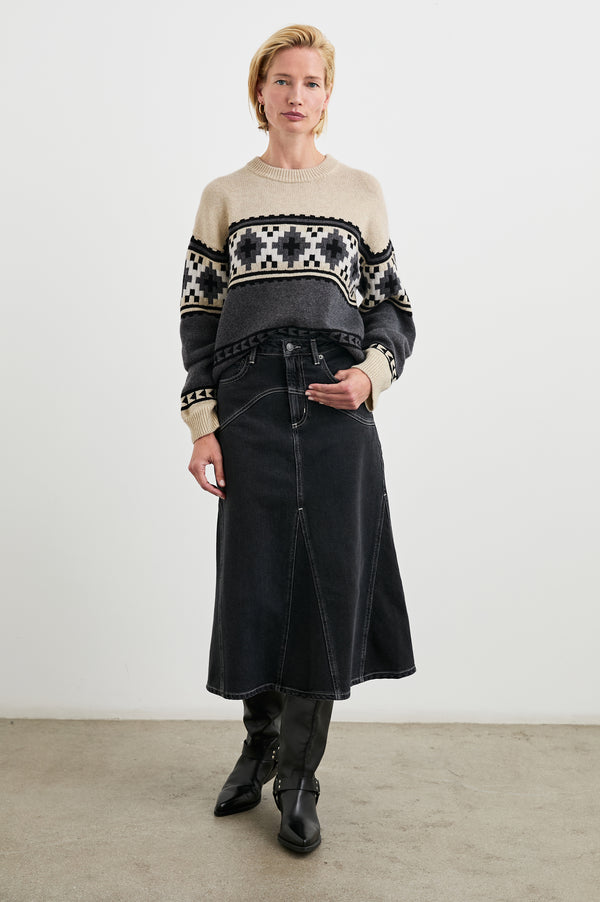 Rails Emma Sweater Heather Fair Isle