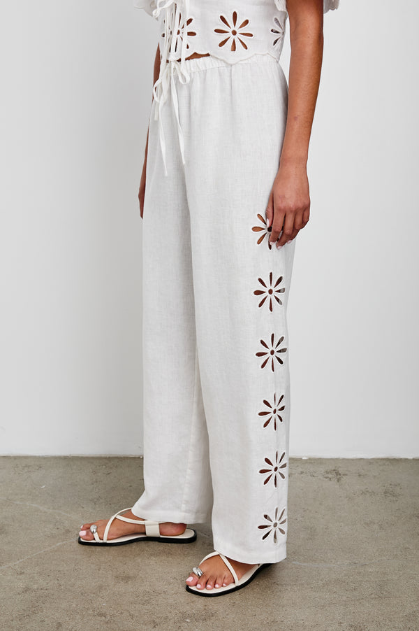 Rails Emmie Pant White Eyelet