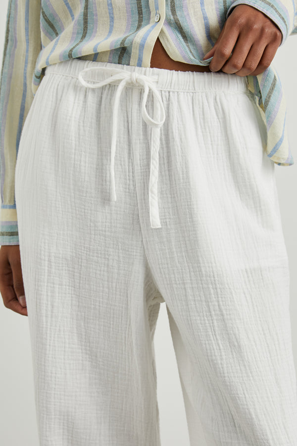 Rails Emmie Pant White Gauze