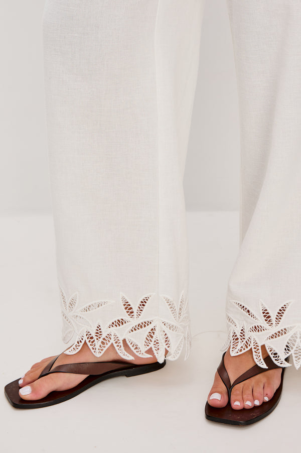rails Emmie pant White Palm Embroidery