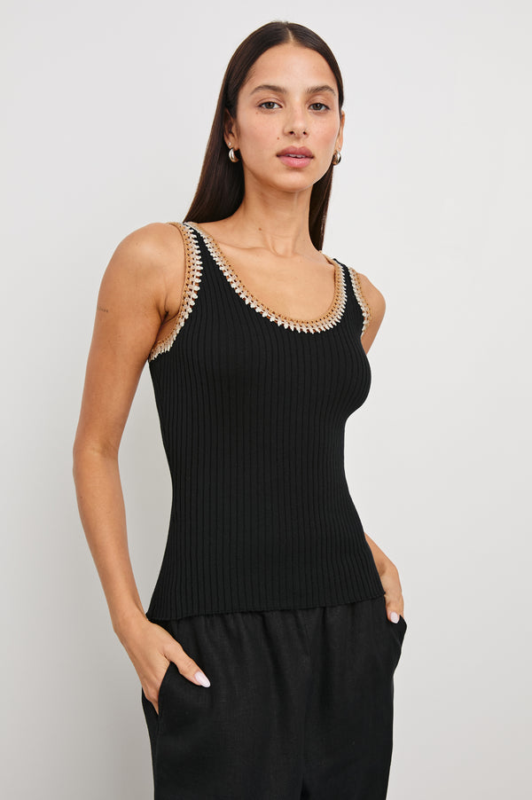 Rails Estrella Top Black