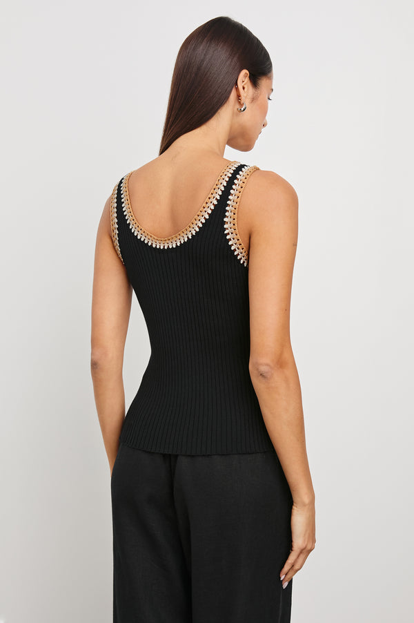 Rails Estrella Top Black