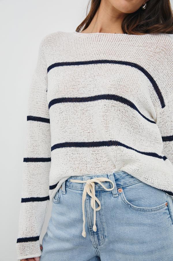 rails Evangeline sweater Navy White Stripe