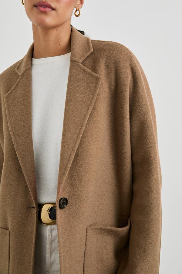 rails Everest coat Camel