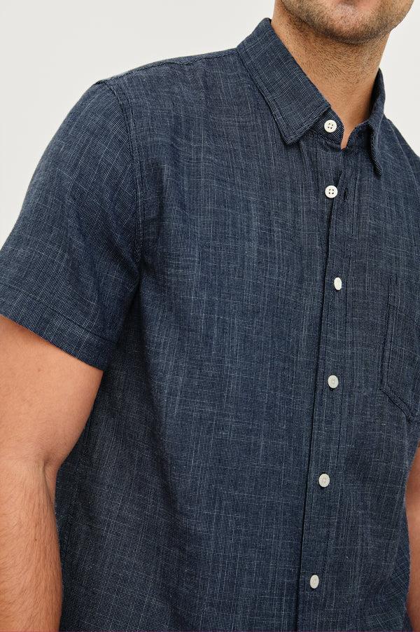 rails Fairfax relaxed fit shirt Navy Etch