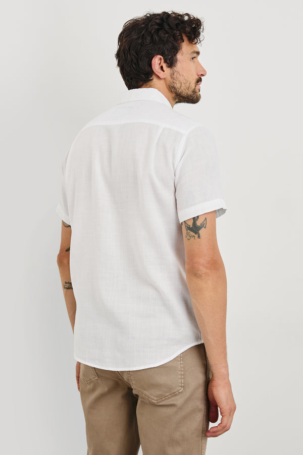 Rails Fairfax Relaxed Fit Shirt White