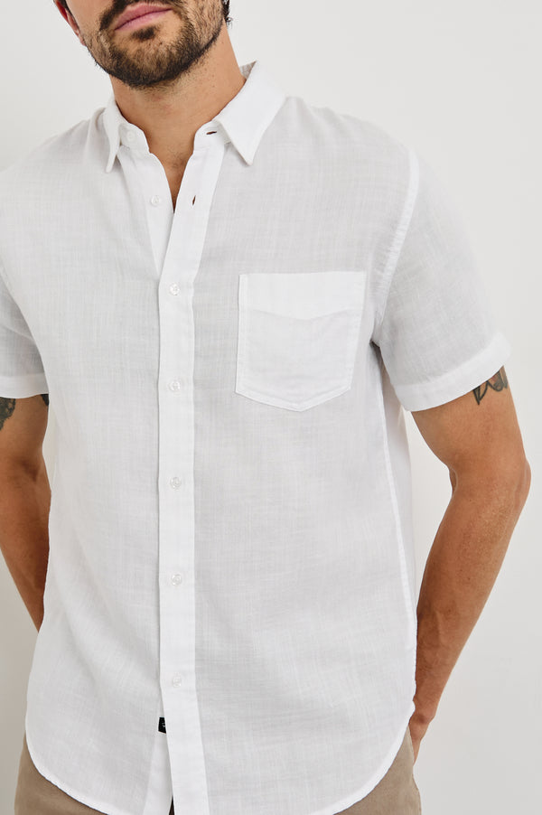 rails Fairfax relaxed fit shirt White
