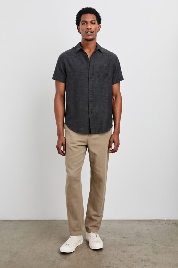 Rails Fairfax Shirt Black Chambray