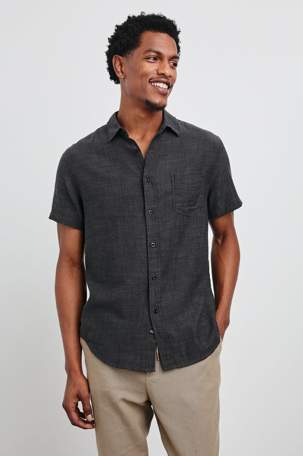Rails Fairfax Shirt Black Chambray