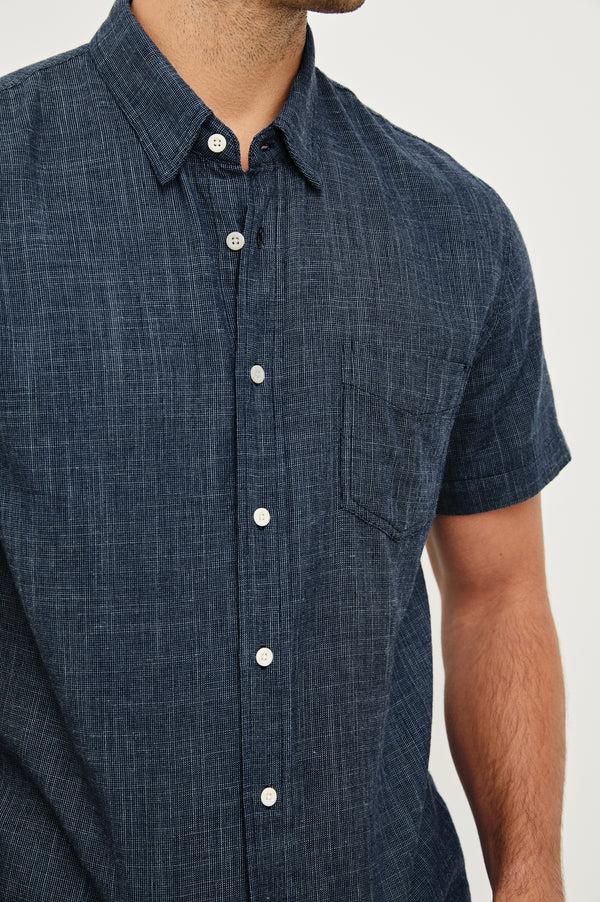 rails Fairfax shirt Navy Etch