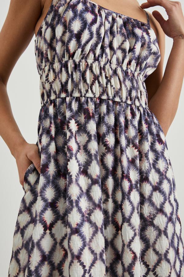 rails Fatima dress Iris Shibori