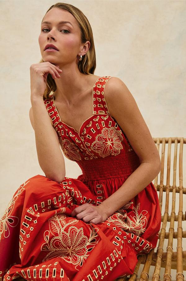 Rails Fawn Dress Terracotta