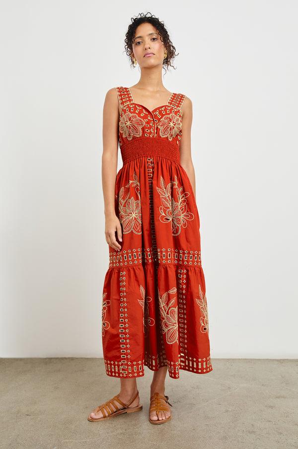 Rails Fawn Dress Terracotta