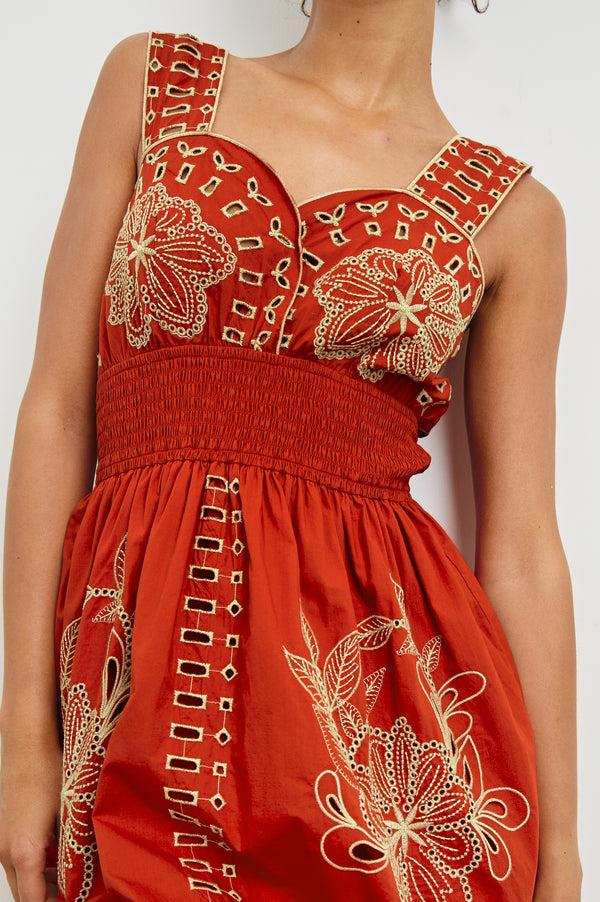 rails Fawn dress Terracotta