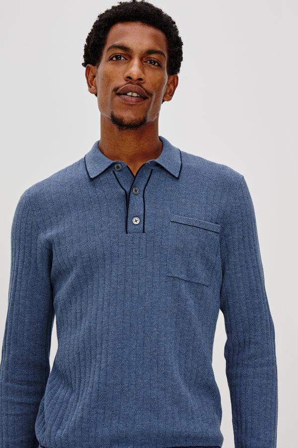 Rails Fenton Sweater Blue Melange