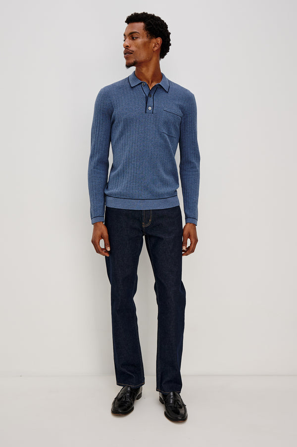 Rails Fenton Sweater Blue Melange