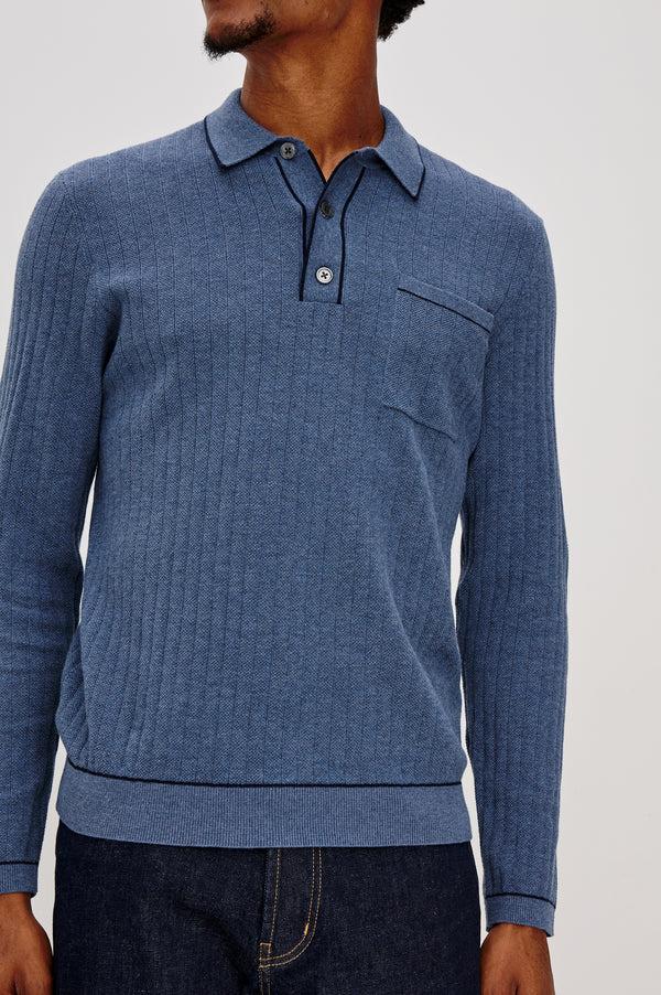 rails Fenton sweater Blue Melange