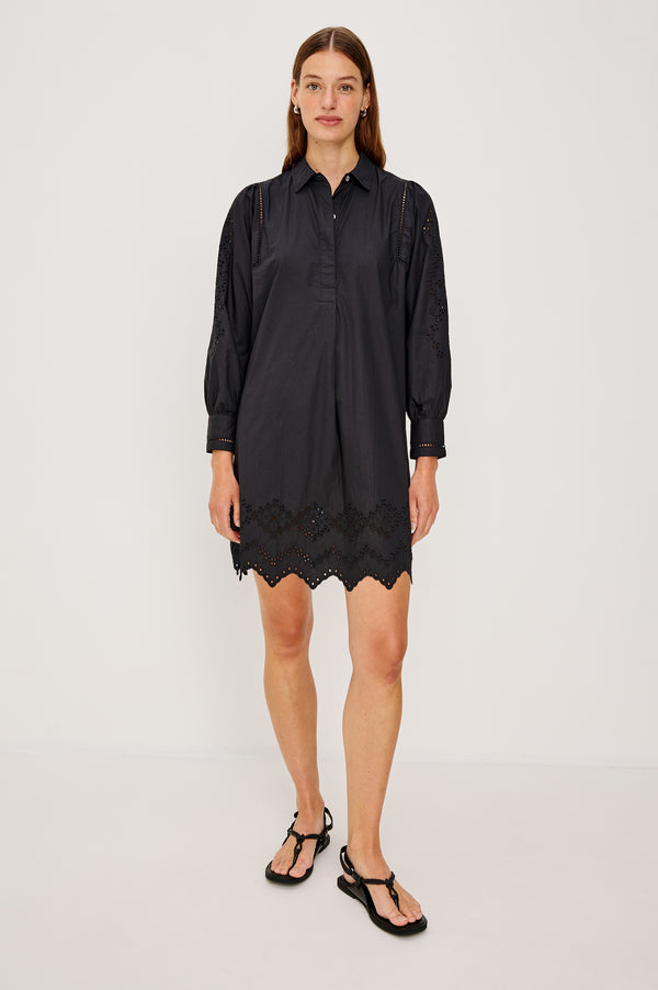 Rails Fernanda Dress Black Eyelet
