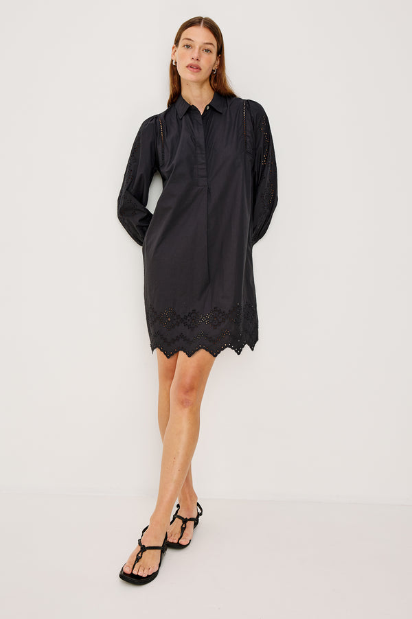 Rails Fernanda Dress Black Eyelet
