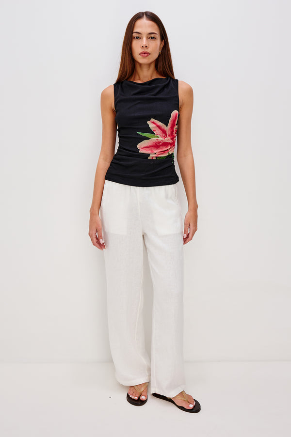 Rails Fete Top Peach Lily