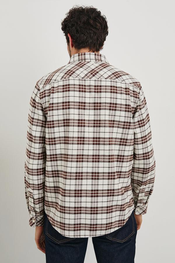 Rails Forrest Shirt Sandalwood Mosaic