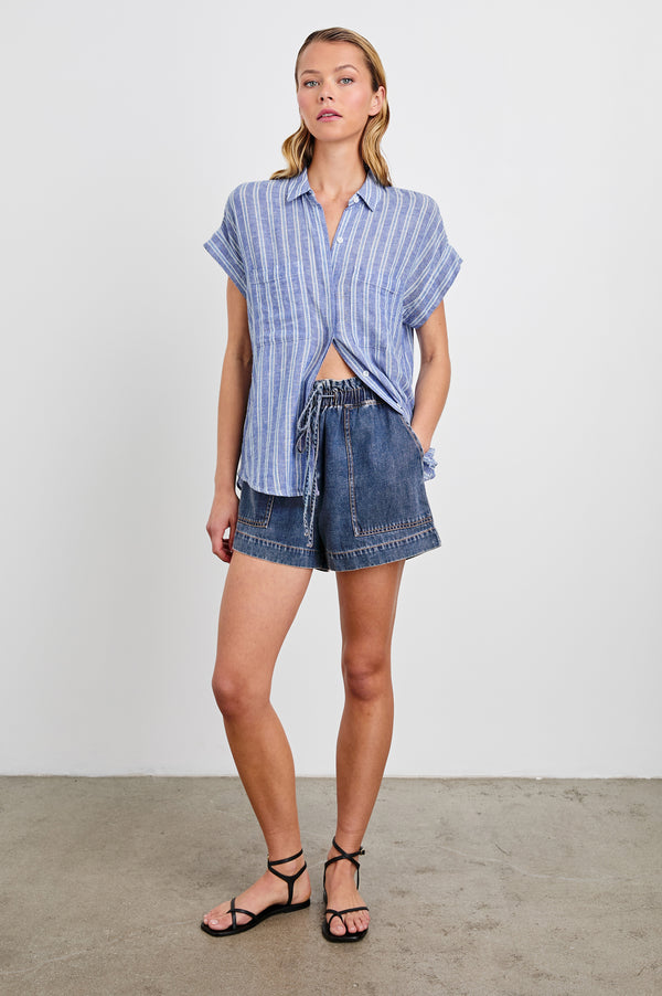 Rails Foster Short Classic Blue