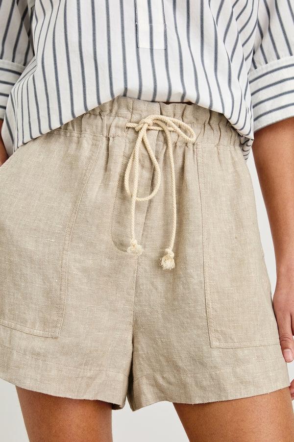 rails Foster short Heathered Flax